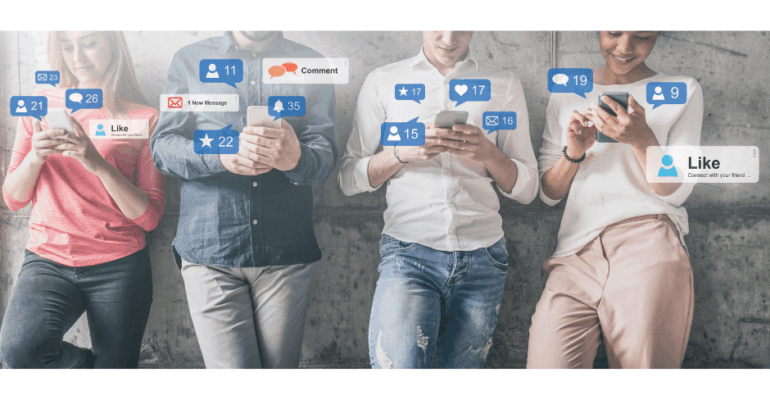 Giovani, Instagram, TiK Tok,